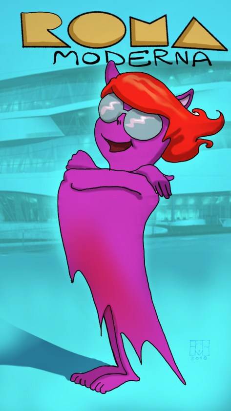 clo e le passeggiate per roma