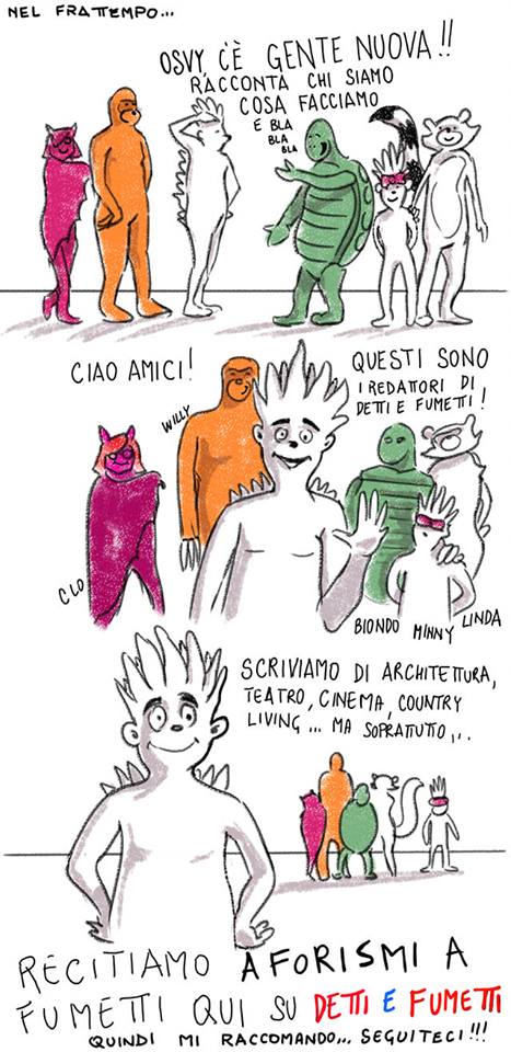 presentazione detti e fumetti