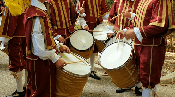 LA QUINTANA -edizione speciale per Norcia -I costumi- le immagini del back stage