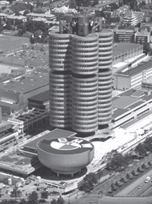 Fig.5 Sededa BMWa Monaco di Baviera di Karl Schwanzer