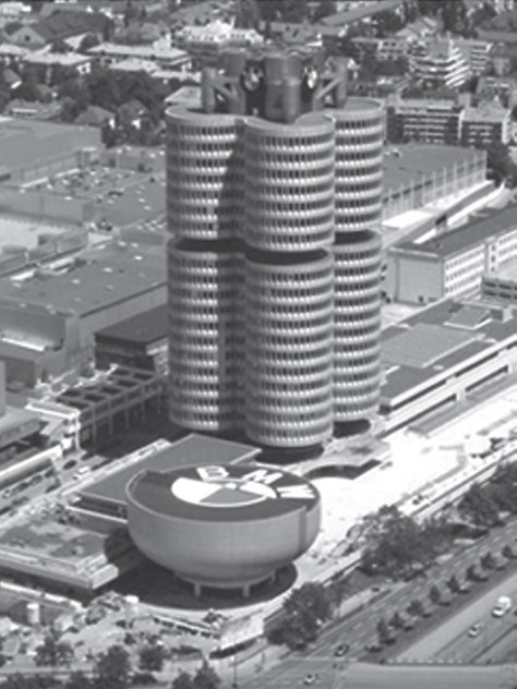 Fig.5 Sededa BMWa Monaco di Baviera di Karl Schwanzer