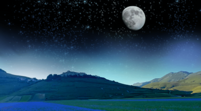 In notturna sull’altopiano di Castelluccio alla ricerca della Chromatic Resonance